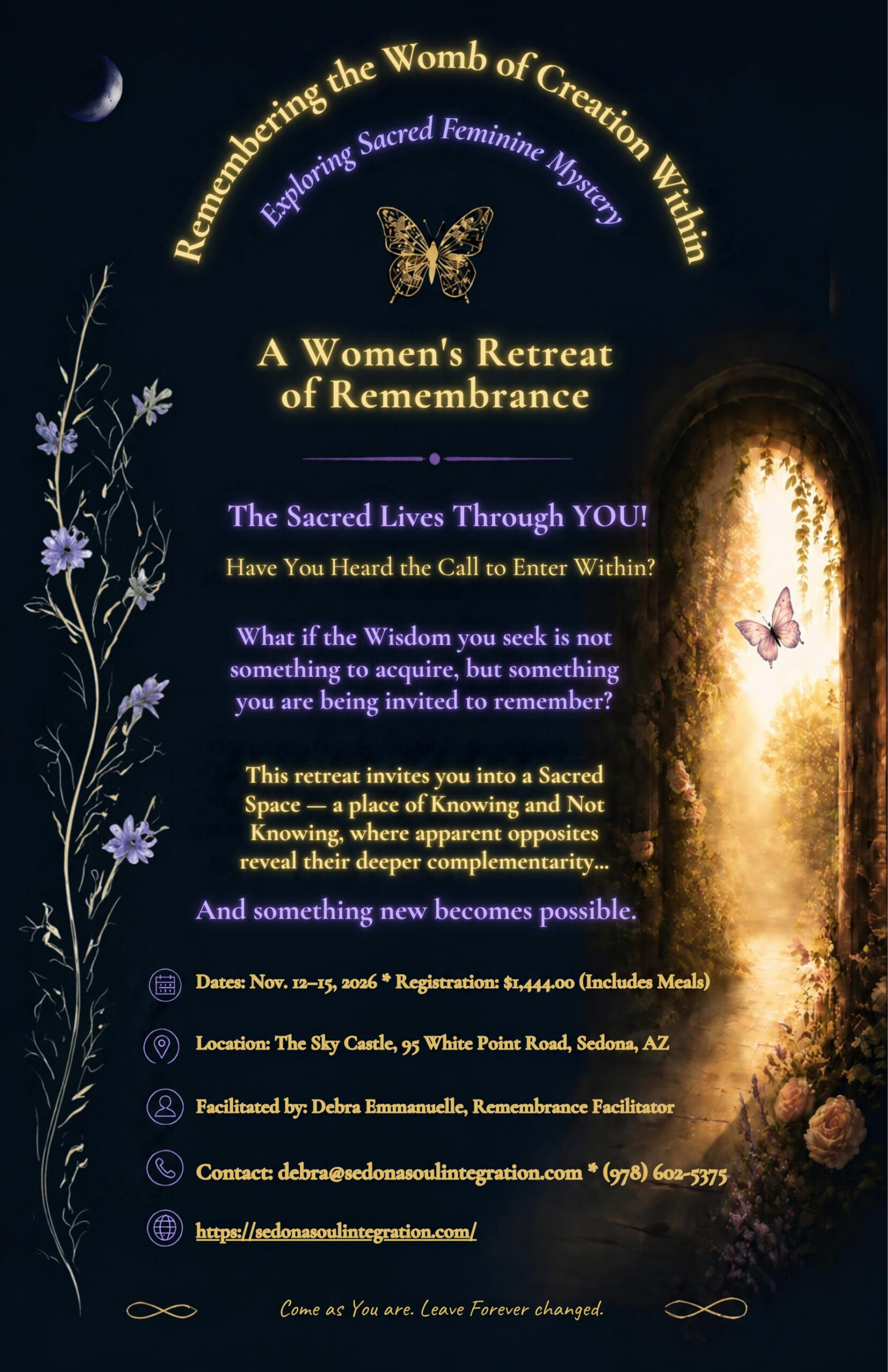 retreat, sacred feminine, growth, weaving, spiraling, birthing, surrender, Truth, creation, remembrance, knowing